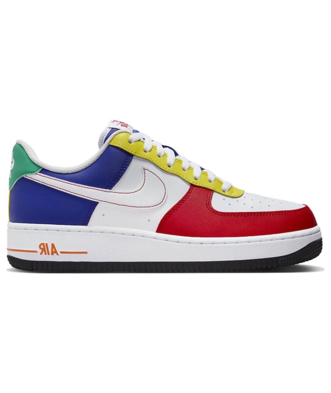 NIKE Белые кожаные низкие кроссовки / кеды, фото 1