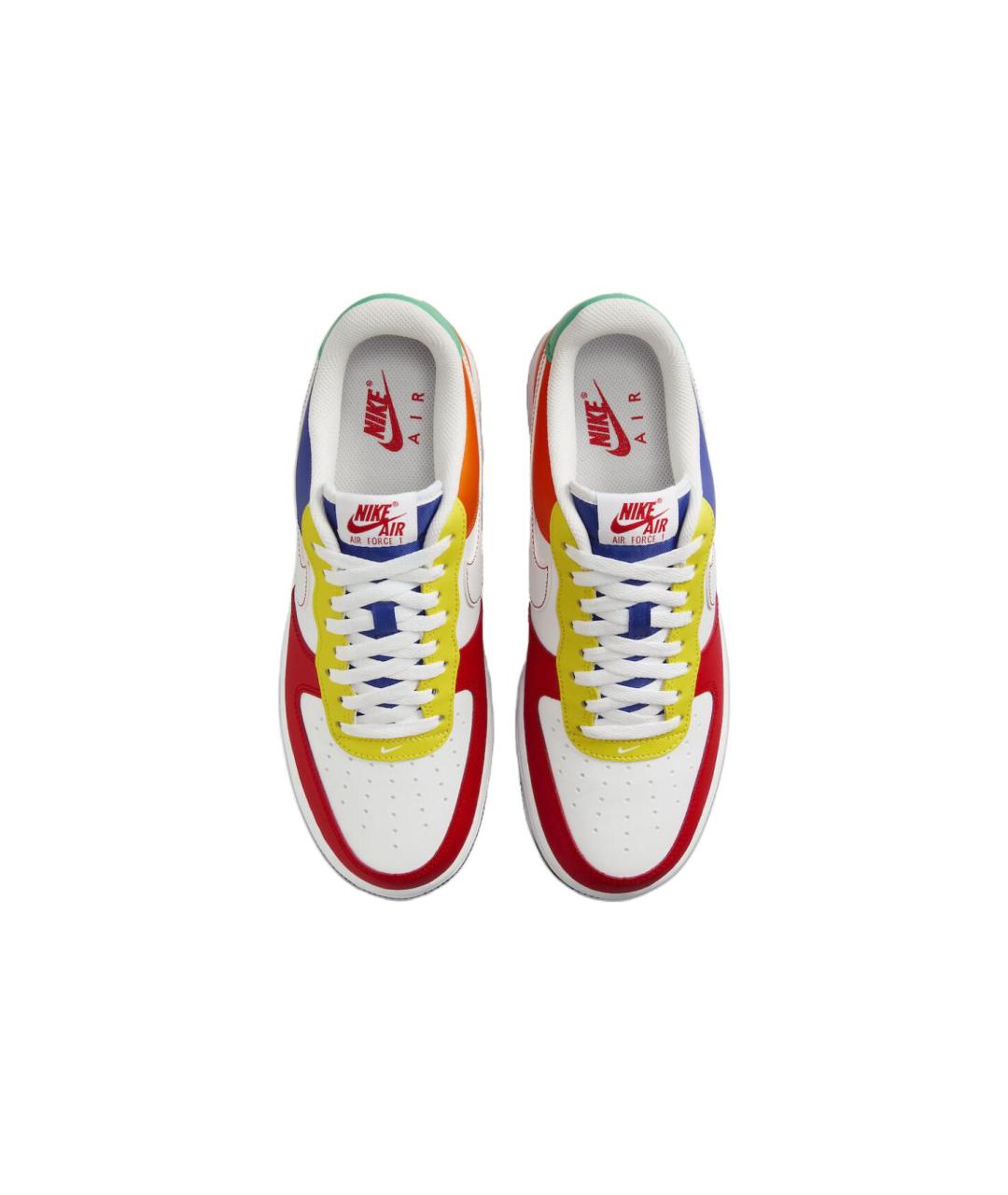NIKE Белые кожаные низкие кроссовки / кеды, фото 5