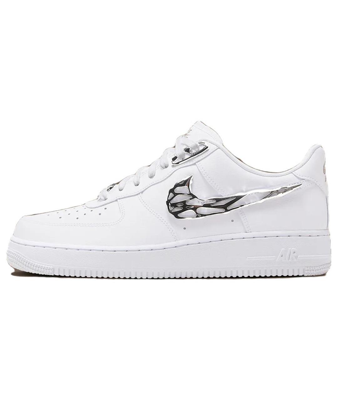 NIKE Белые кожаные кроссовки, фото 4
