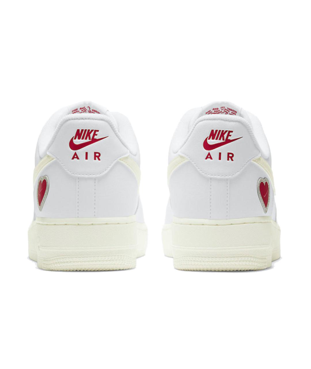 NIKE Белые кожаные низкие кроссовки / кеды, фото 6