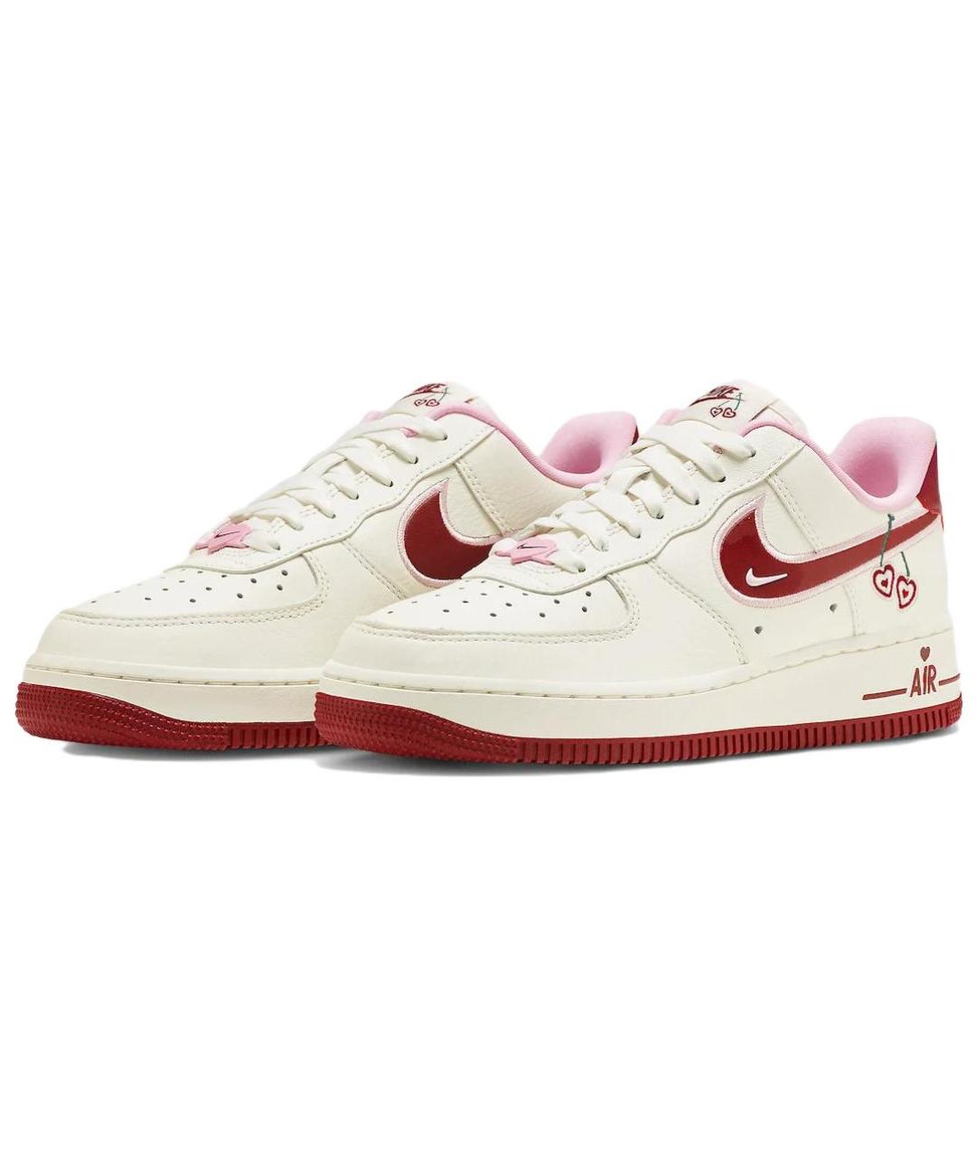 NIKE Белые кожаные кроссовки, фото 4