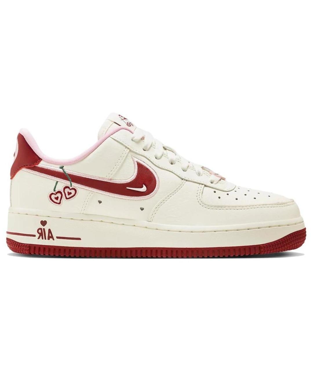 NIKE Белые кожаные кроссовки, фото 1