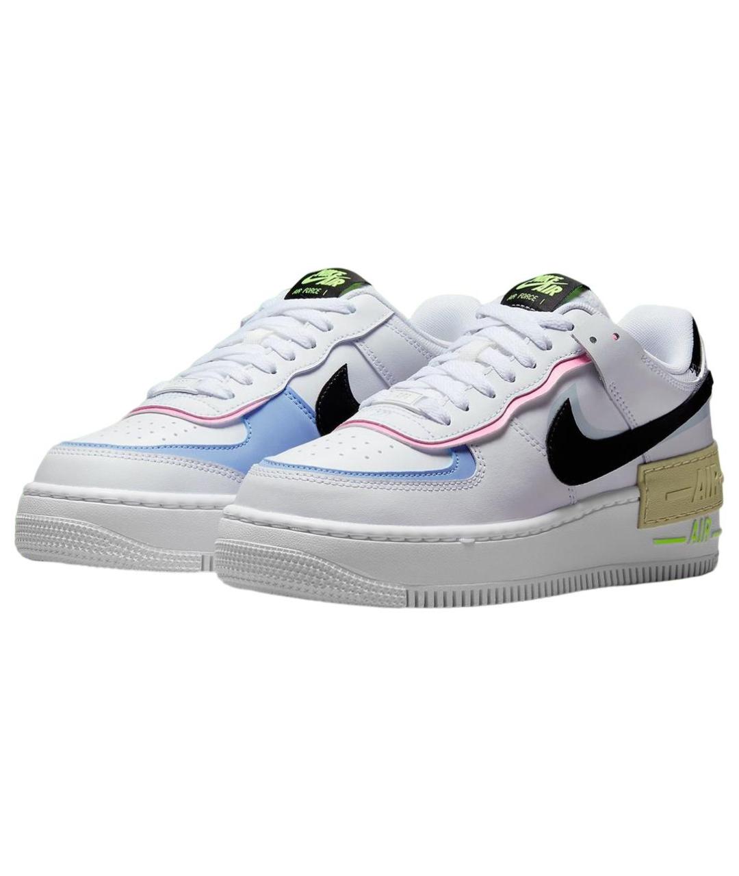 NIKE Белые кожаные кроссовки, фото 4