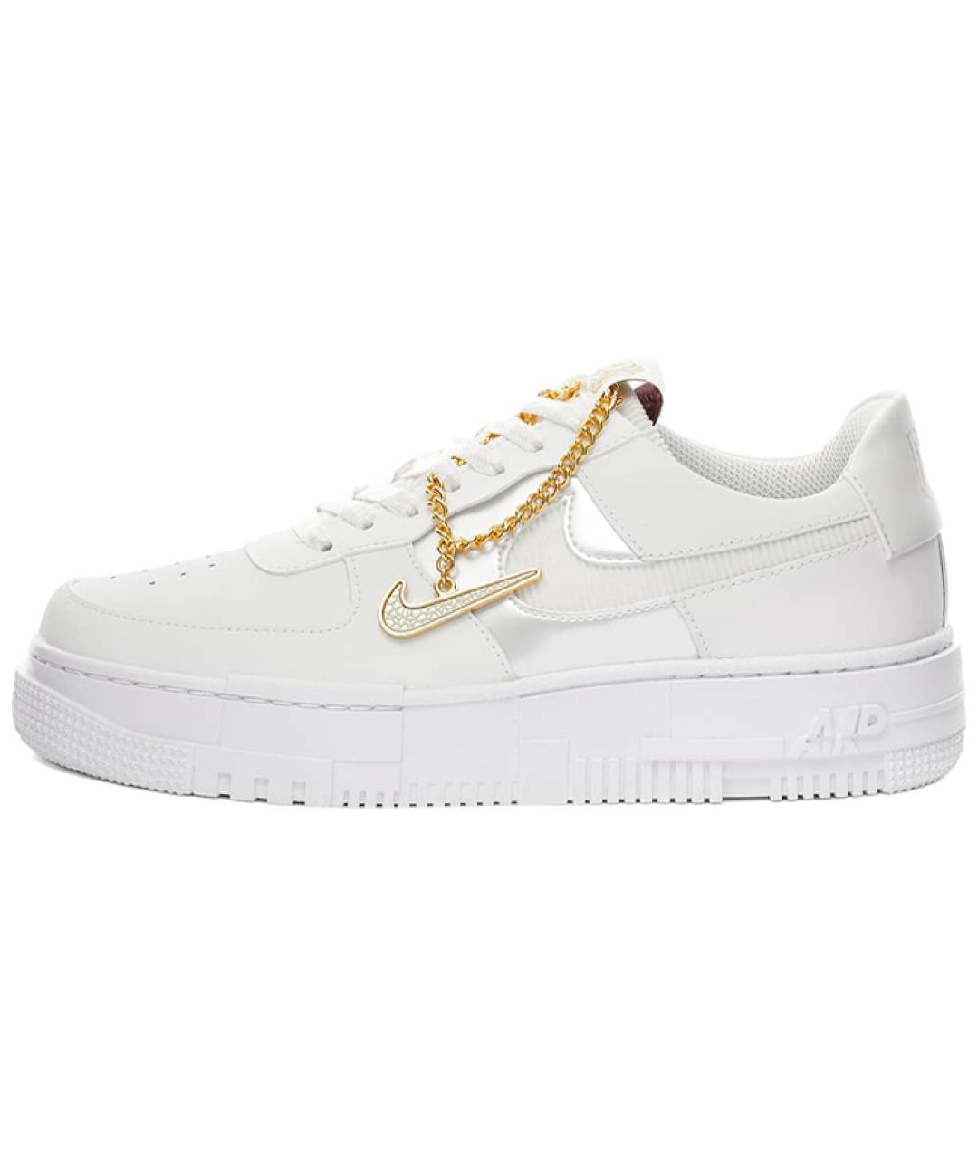 NIKE Белые кожаные кроссовки, фото 3