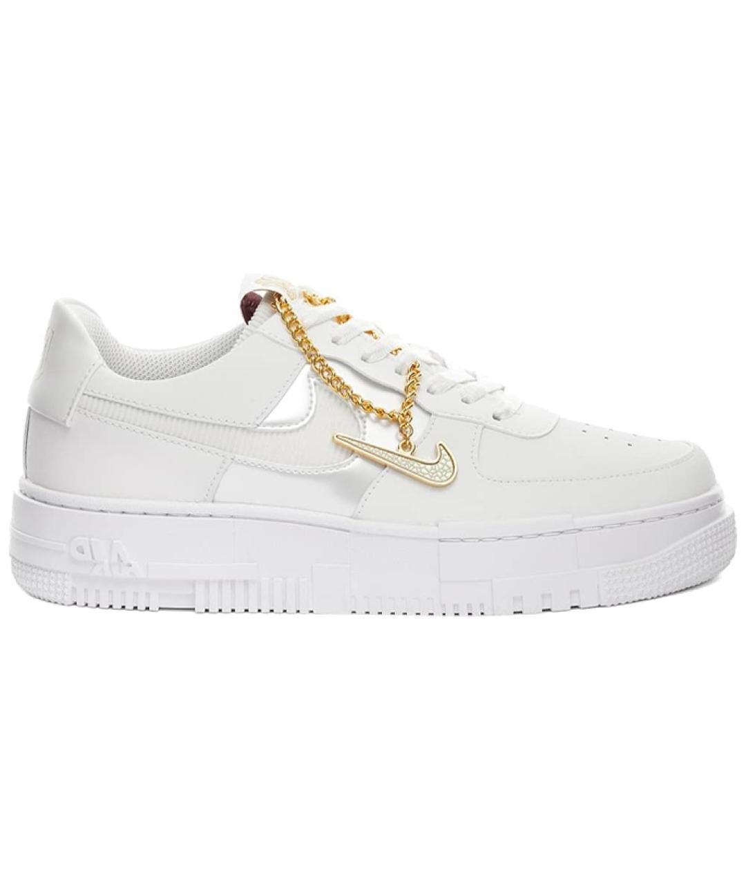 NIKE Белые кожаные кроссовки, фото 1