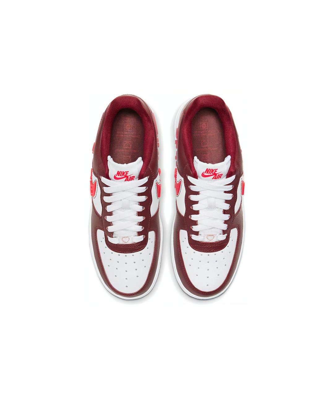 NIKE Красные кожаные кроссовки, фото 5