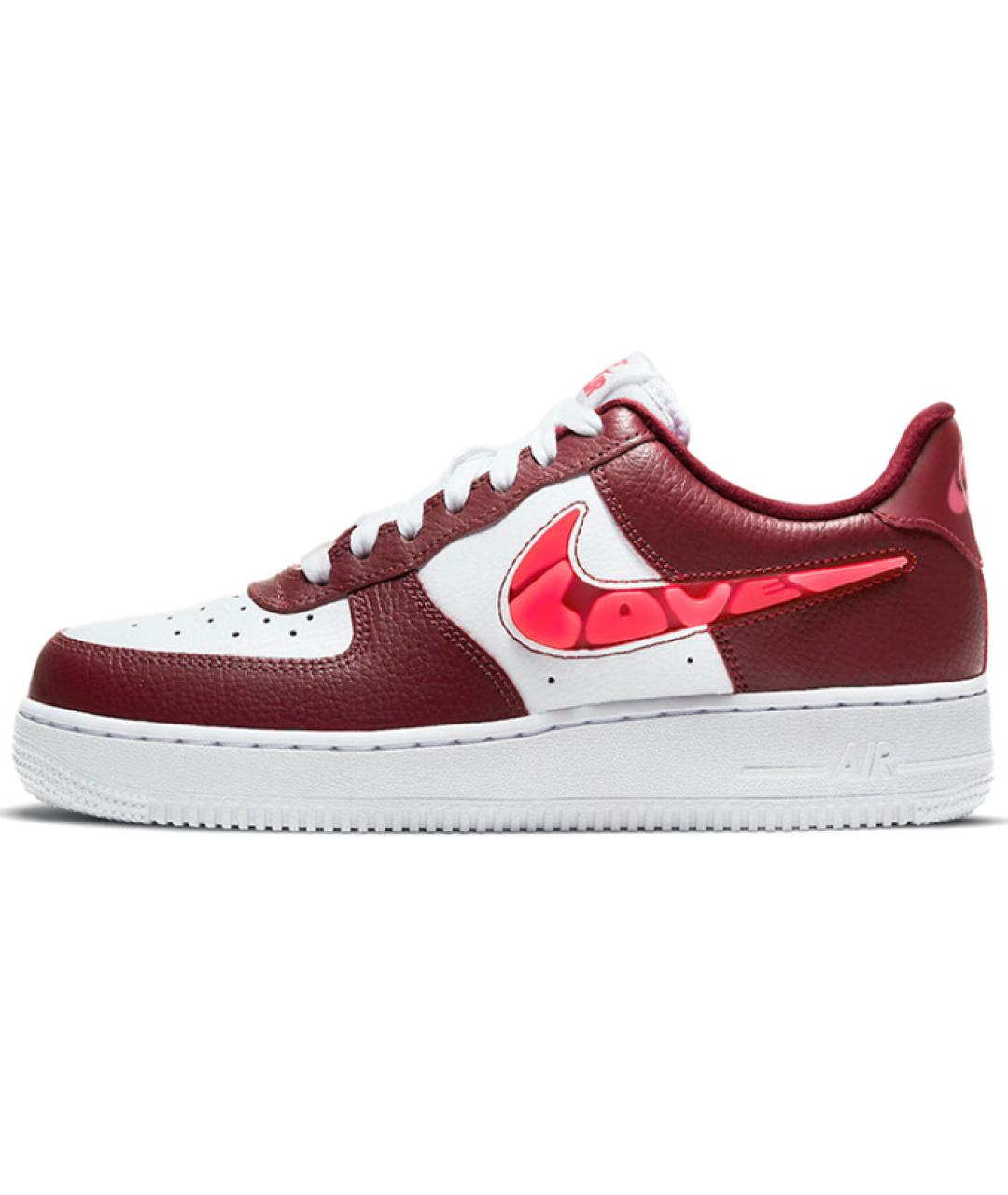 NIKE Красные кожаные кроссовки, фото 2