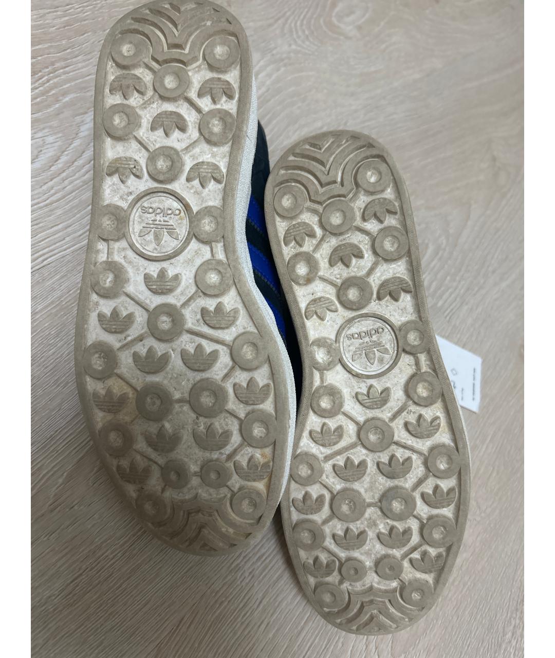 ADIDAS Темно-синие кожаные кеды, фото 5