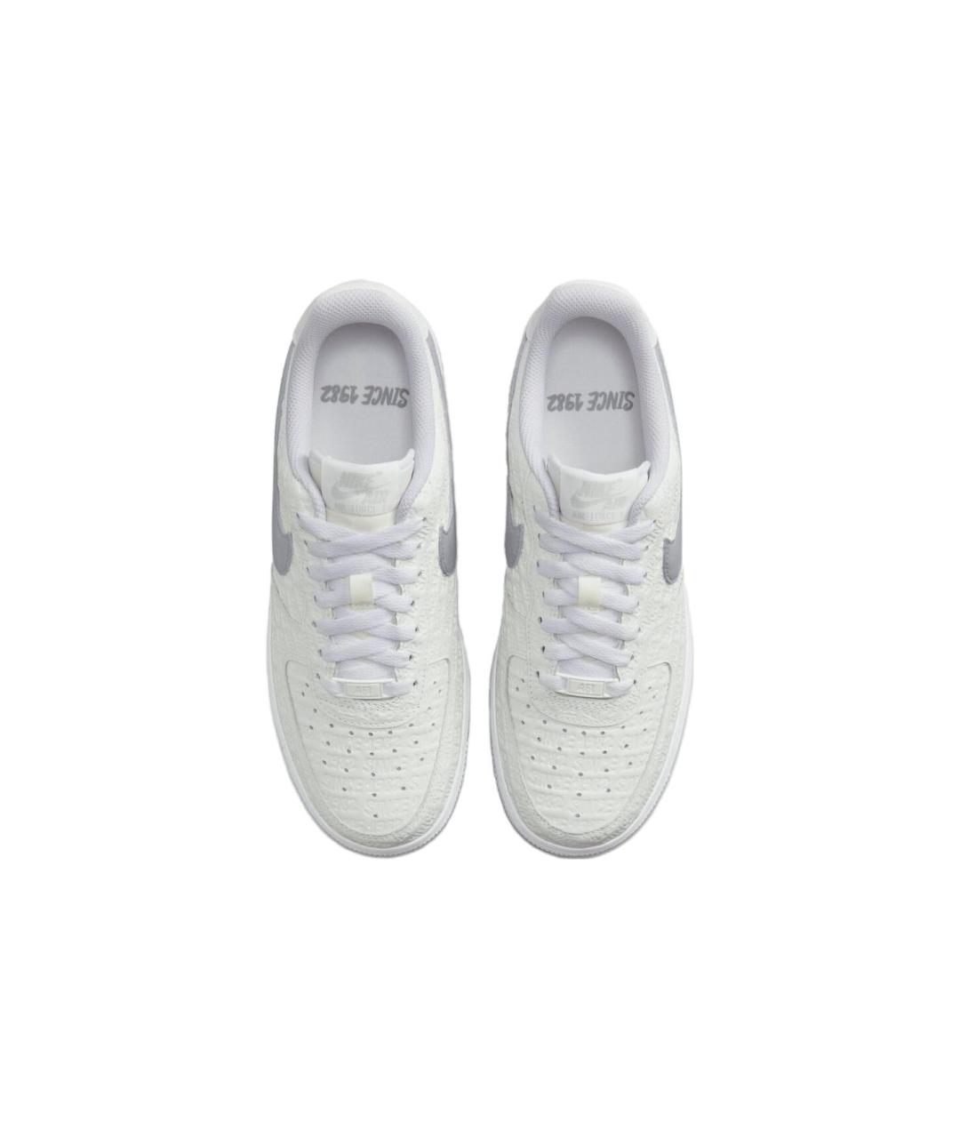 NIKE Белые кожаные кроссовки, фото 4