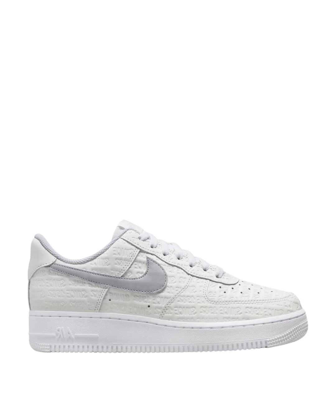 NIKE Белые кожаные кроссовки, фото 1