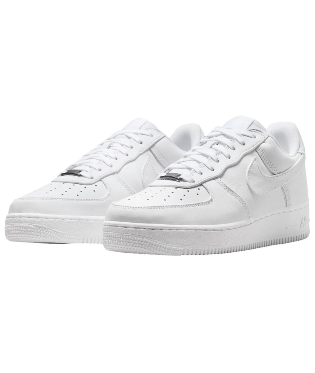 NIKE Белые кожаные низкие кроссовки / кеды, фото 4
