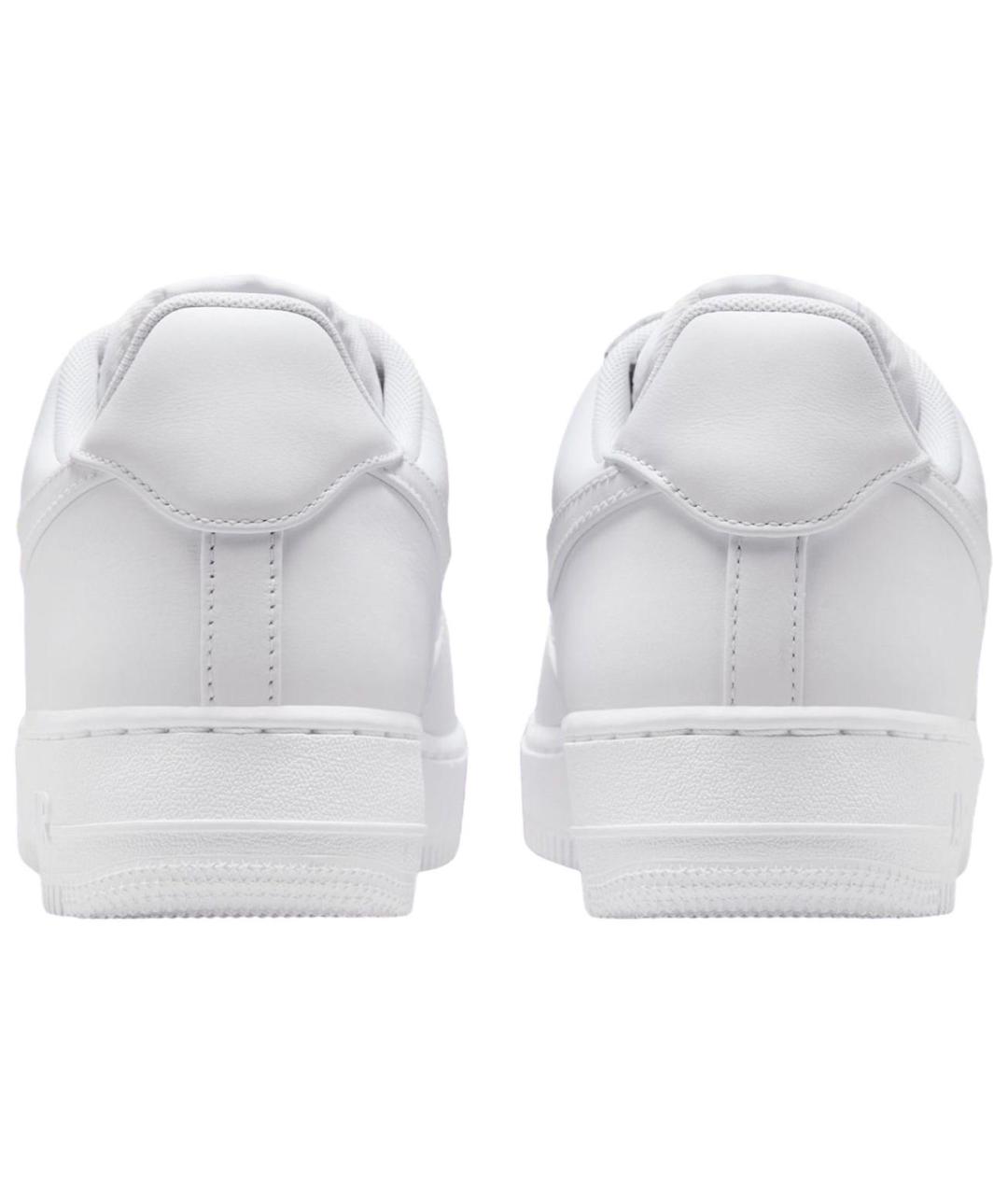 NIKE Белые кожаные низкие кроссовки / кеды, фото 6