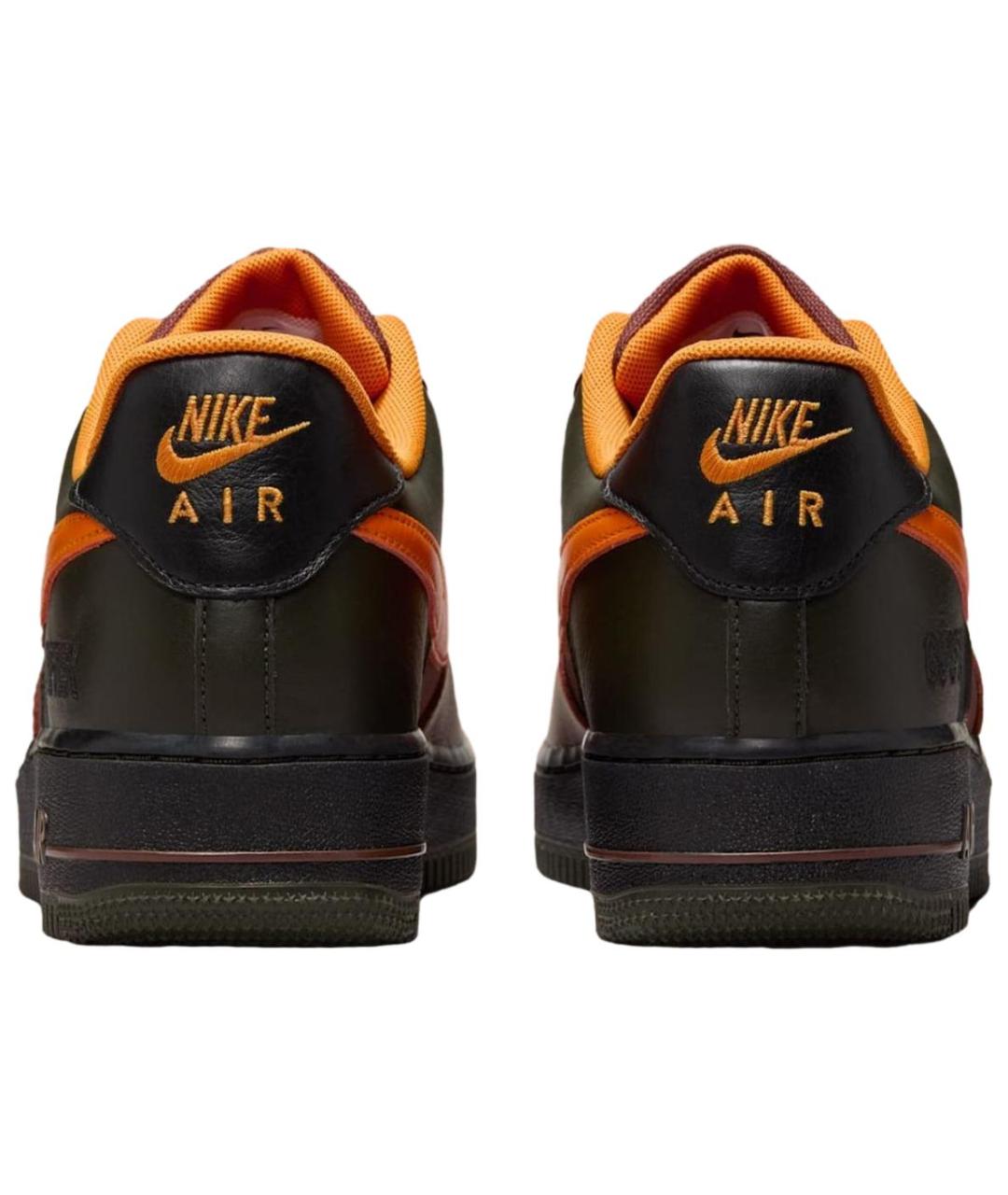 NIKE Коричневые кожаные кроссовки, фото 6