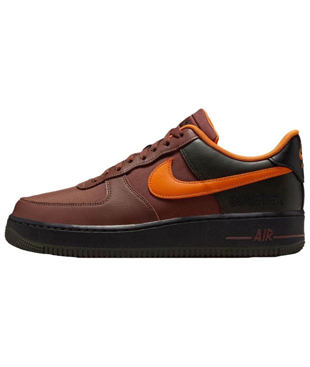 NIKE Коричневые кожаные кроссовки, фото 3