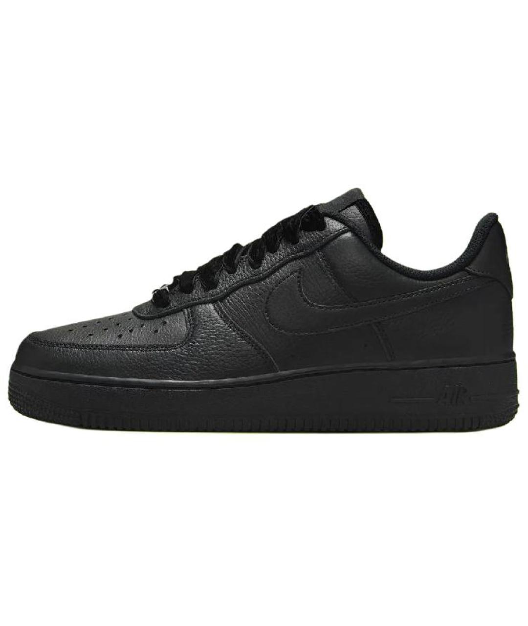 NIKE Черные кожаные кроссовки, фото 3