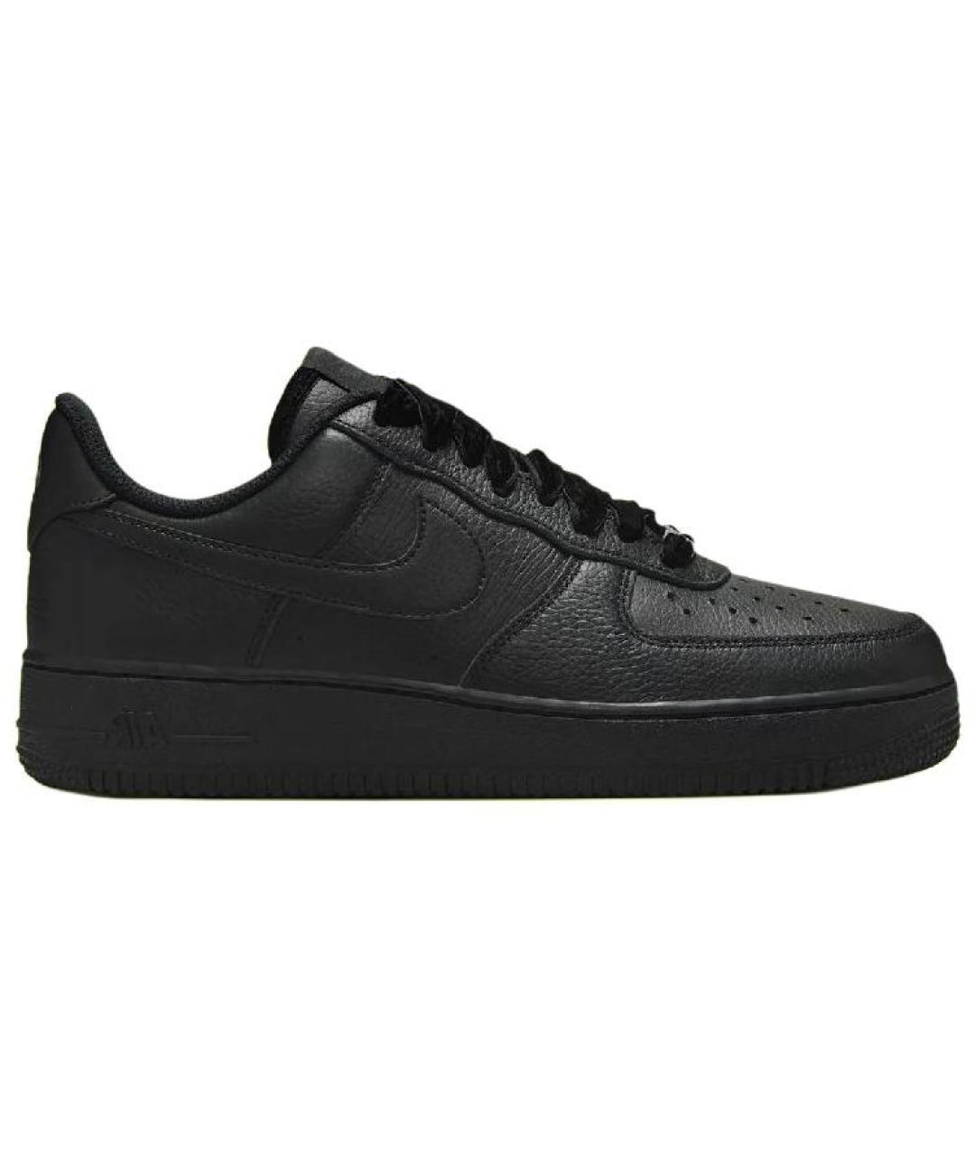 NIKE Черные кожаные кроссовки, фото 1