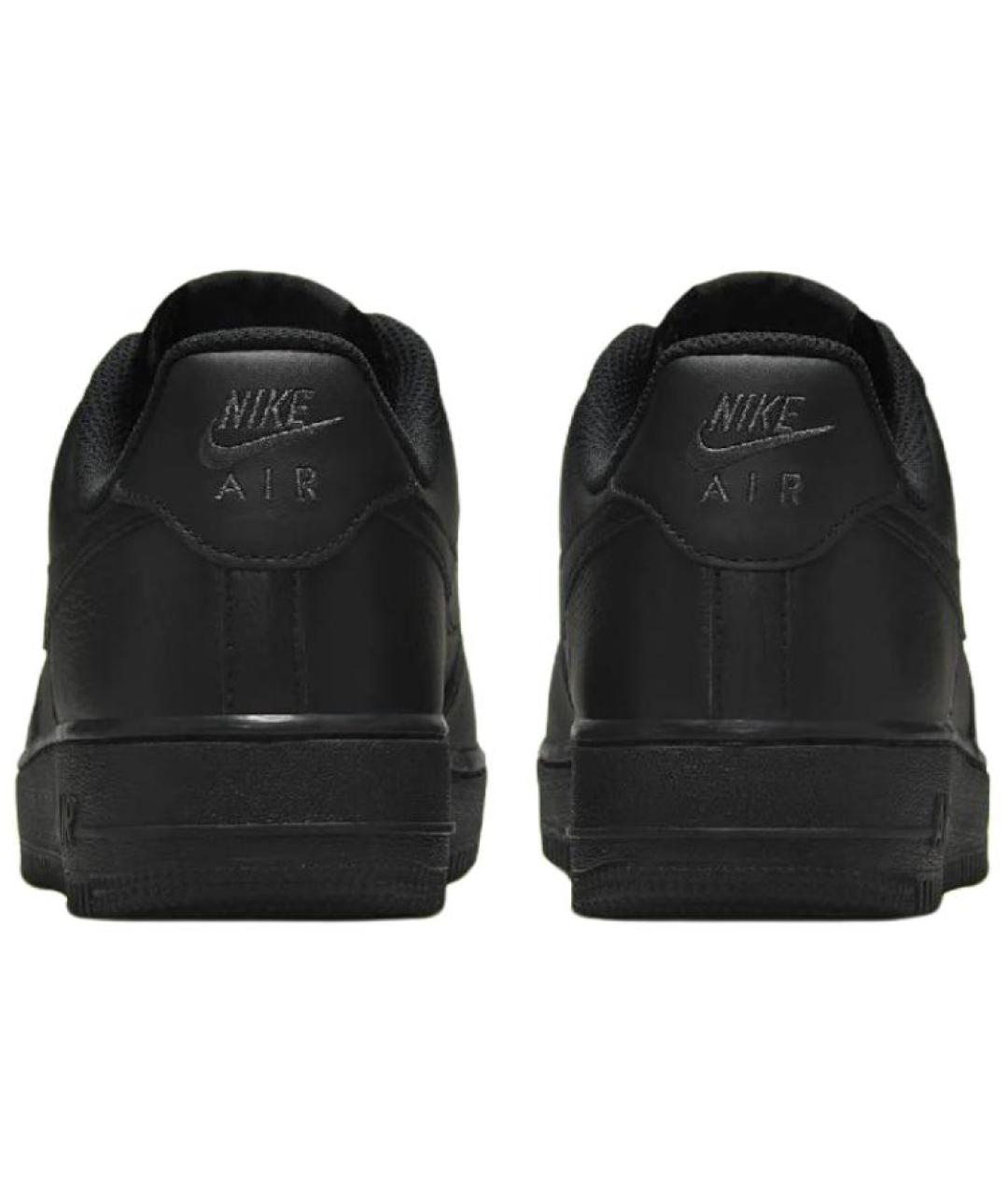 NIKE Черные кожаные кроссовки, фото 6