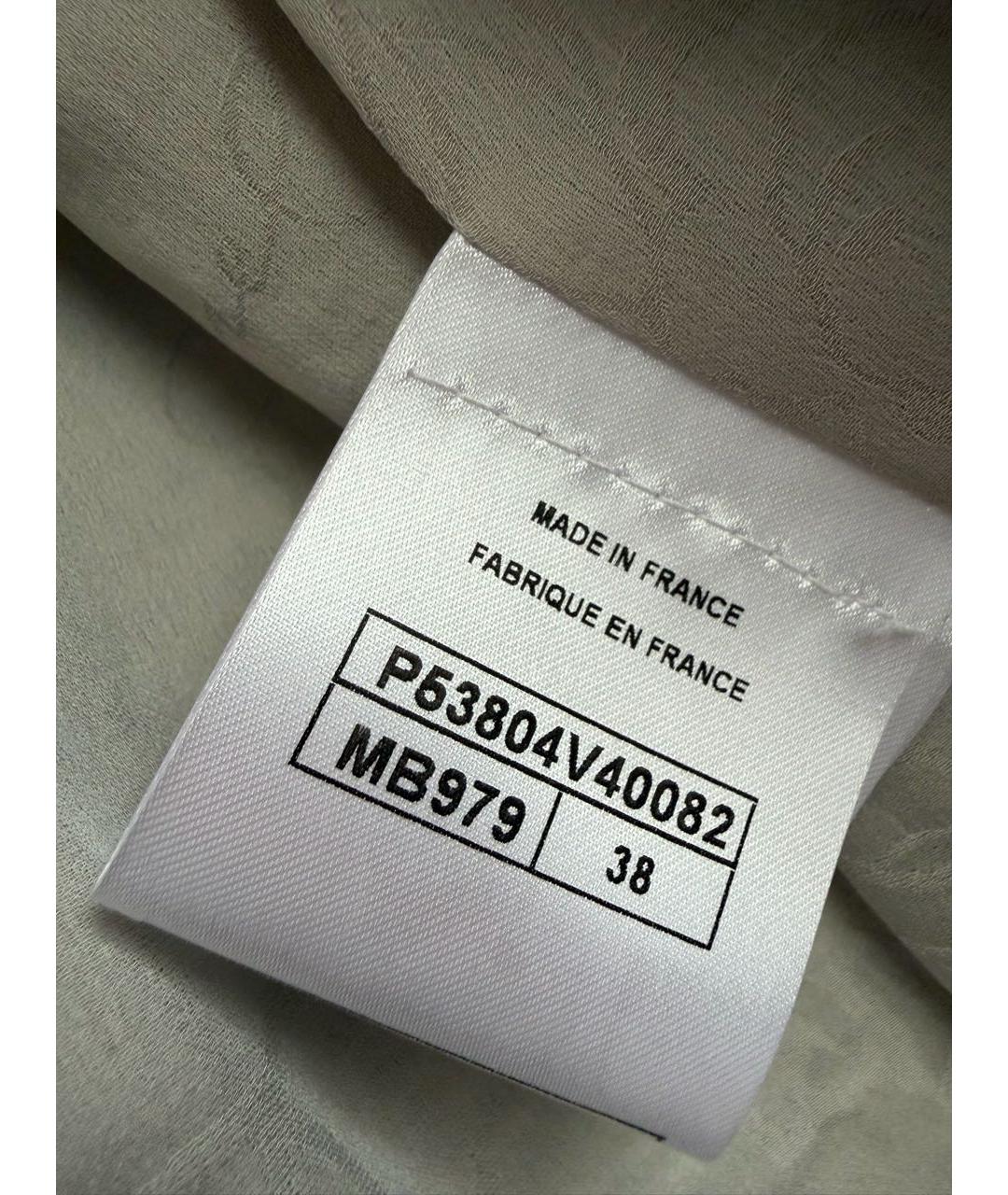 CHANEL Серый твидовый жакет/пиджак, фото 6