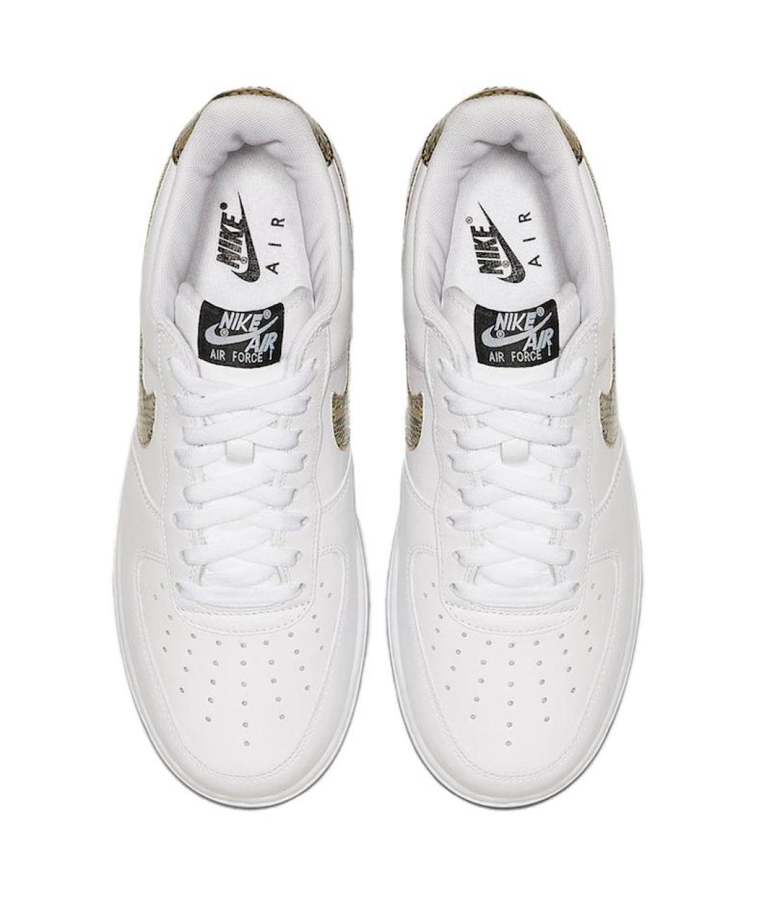 NIKE Белые кожаные кроссовки, фото 5