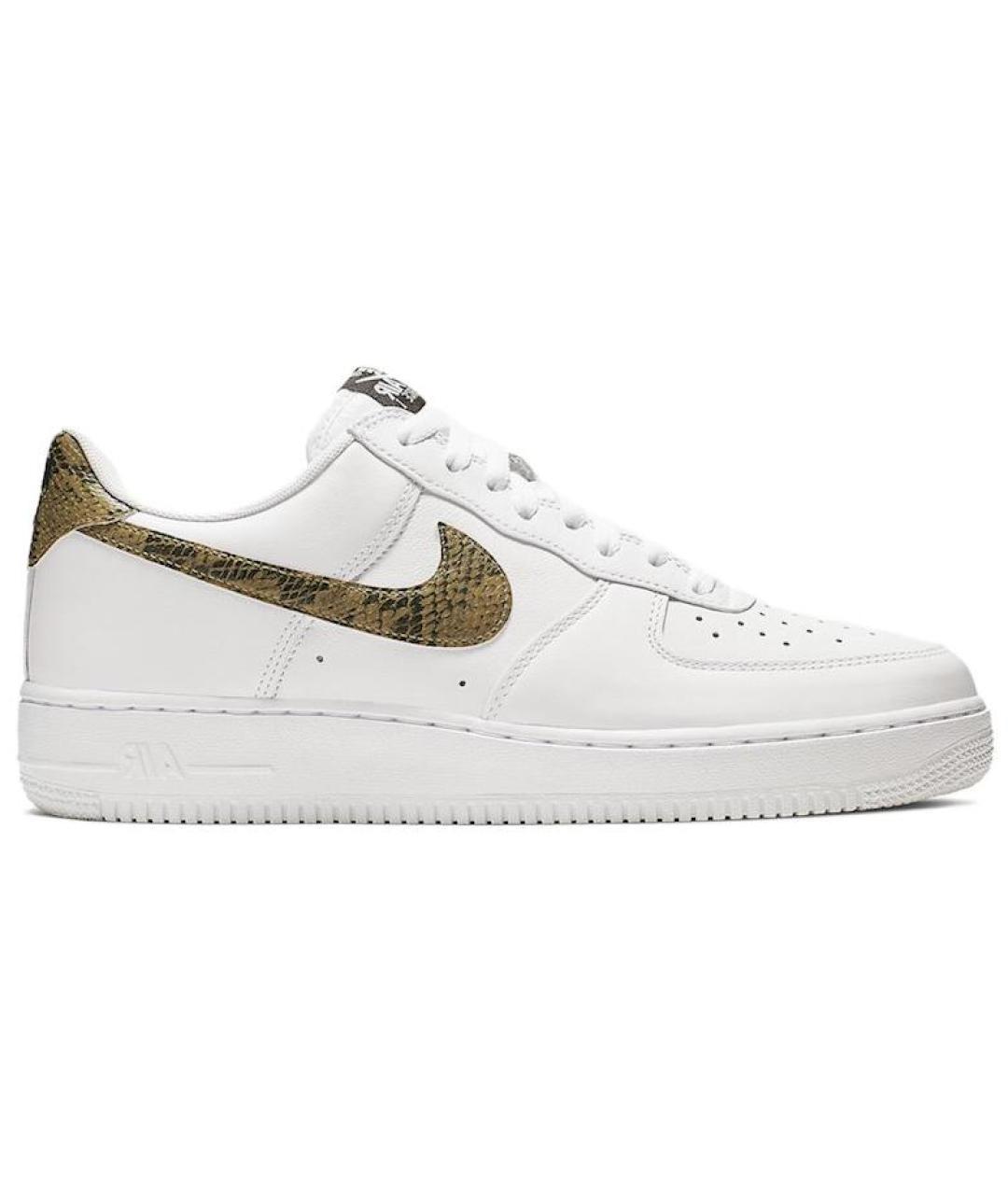 NIKE Белые кожаные кроссовки, фото 1