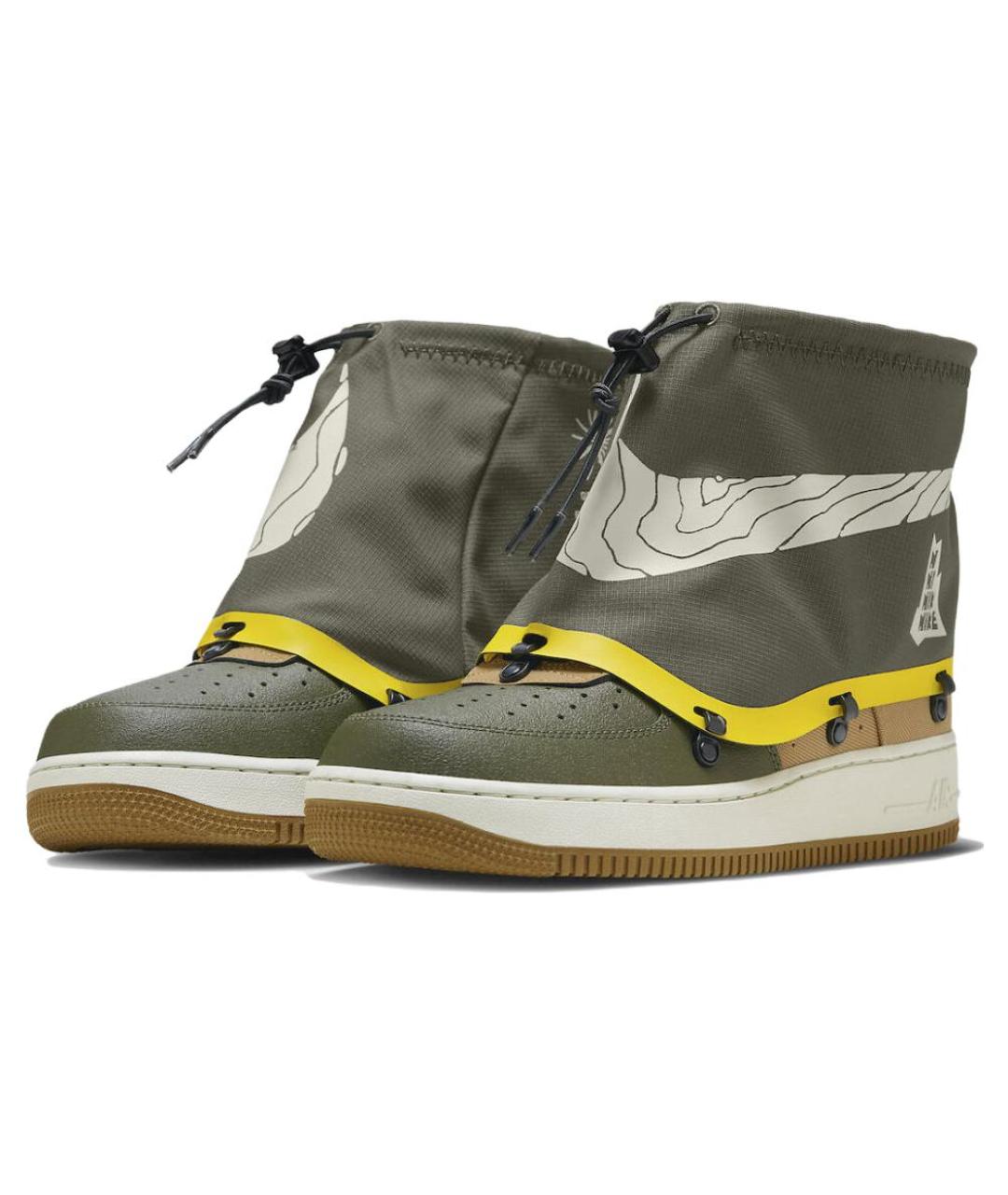 NIKE Коричневые низкие кроссовки / кеды, фото 5