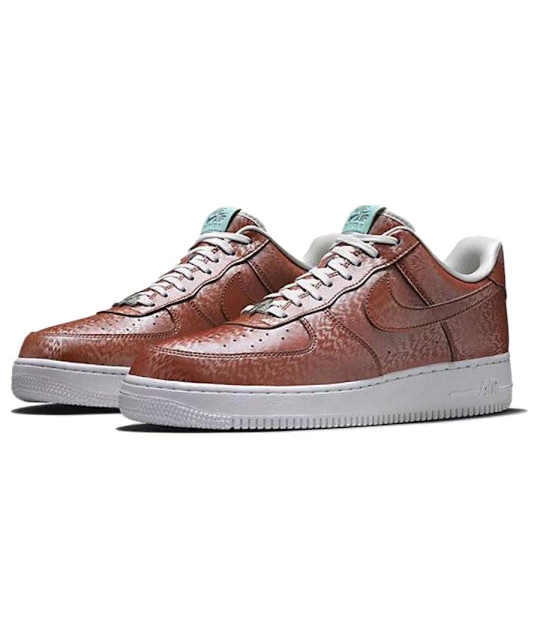 NIKE Коричневые низкие кроссовки / кеды, фото 4