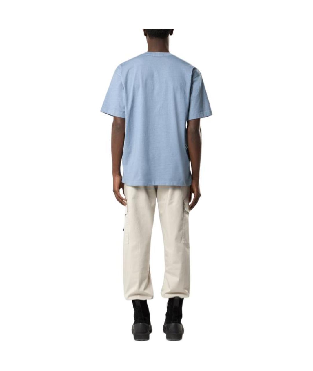 STONE ISLAND Синяя футболка, фото 4
