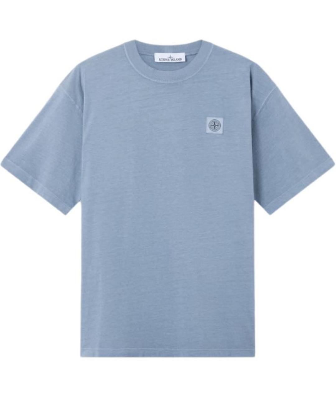 STONE ISLAND Синяя футболка, фото 1