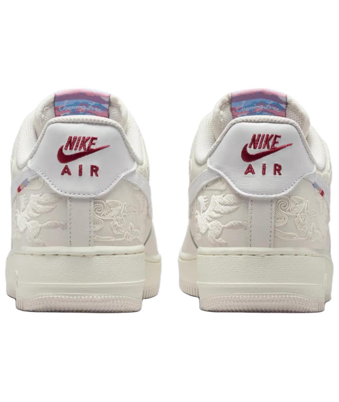 NIKE Белые кожаные низкие кроссовки / кеды, фото 6