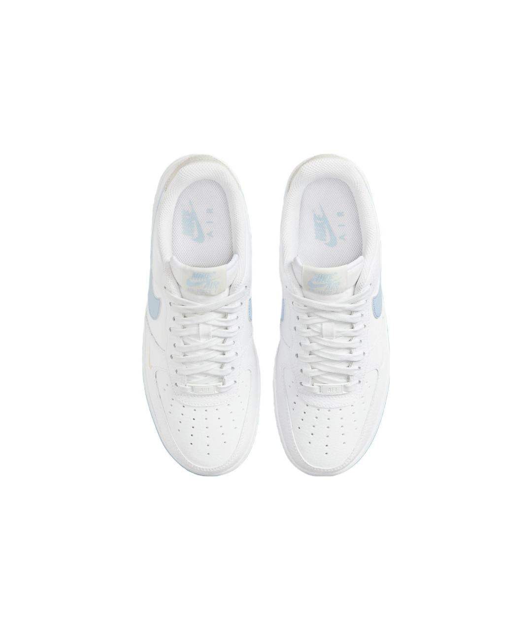 NIKE Белые кожаные кроссовки, фото 5