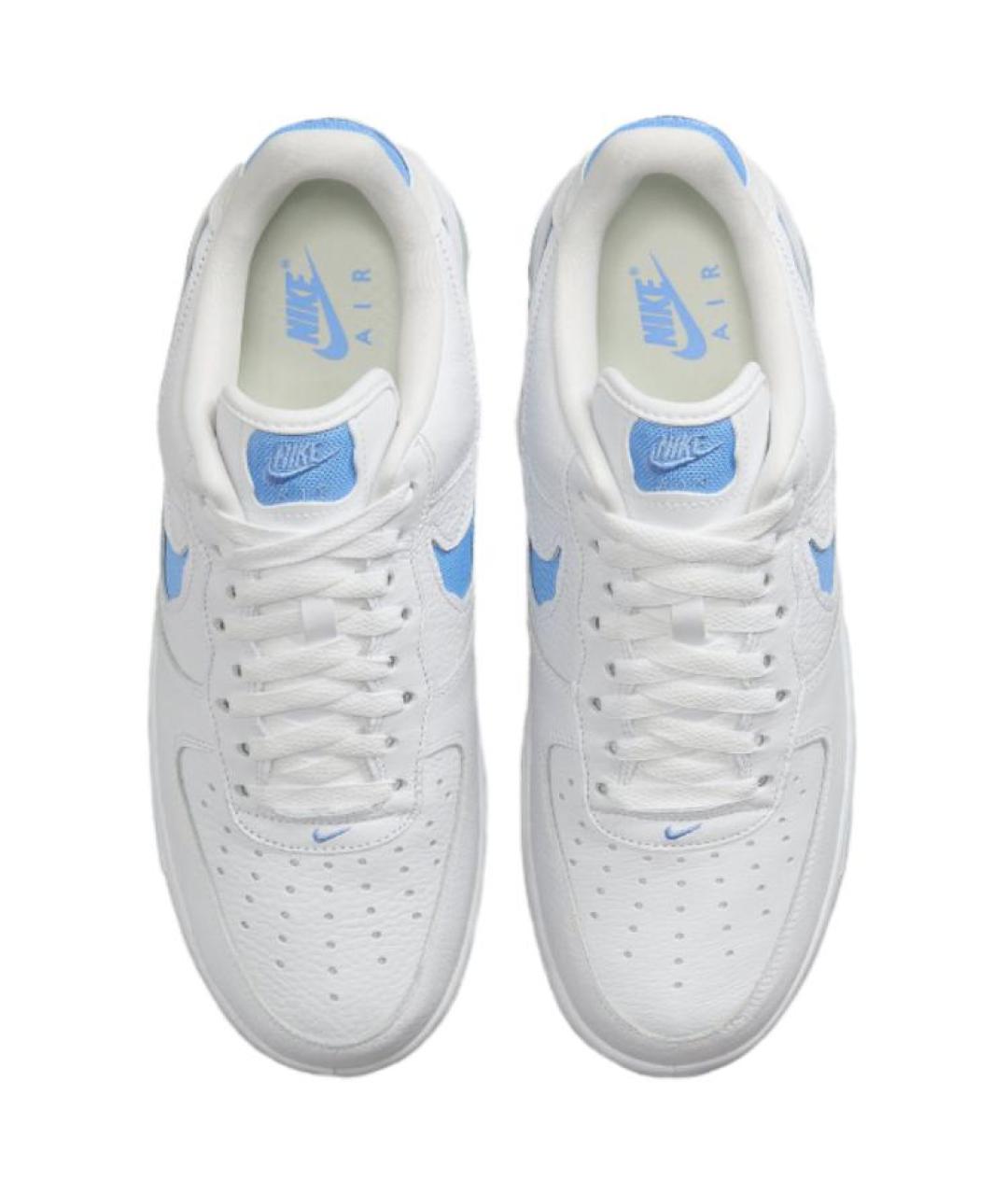 NIKE Белые кожаные низкие кроссовки / кеды, фото 5