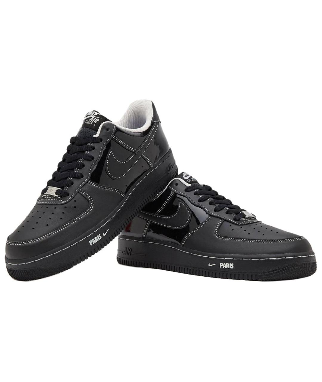 NIKE Черные низкие кроссовки / кеды, фото 2