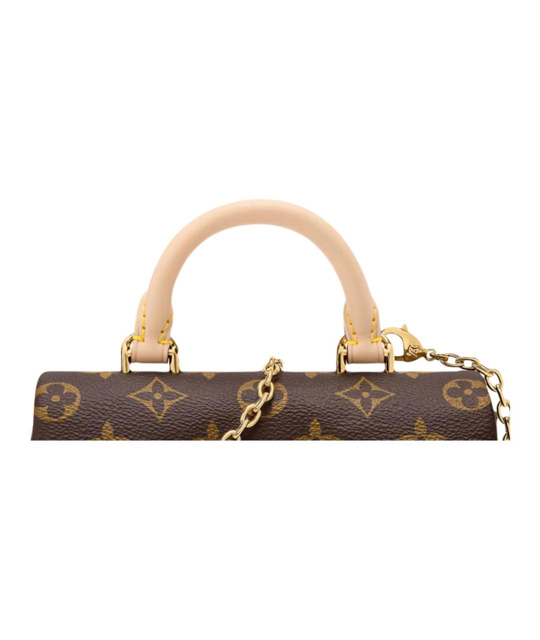 LOUIS VUITTON Коричневая сумка через плечо, фото 5