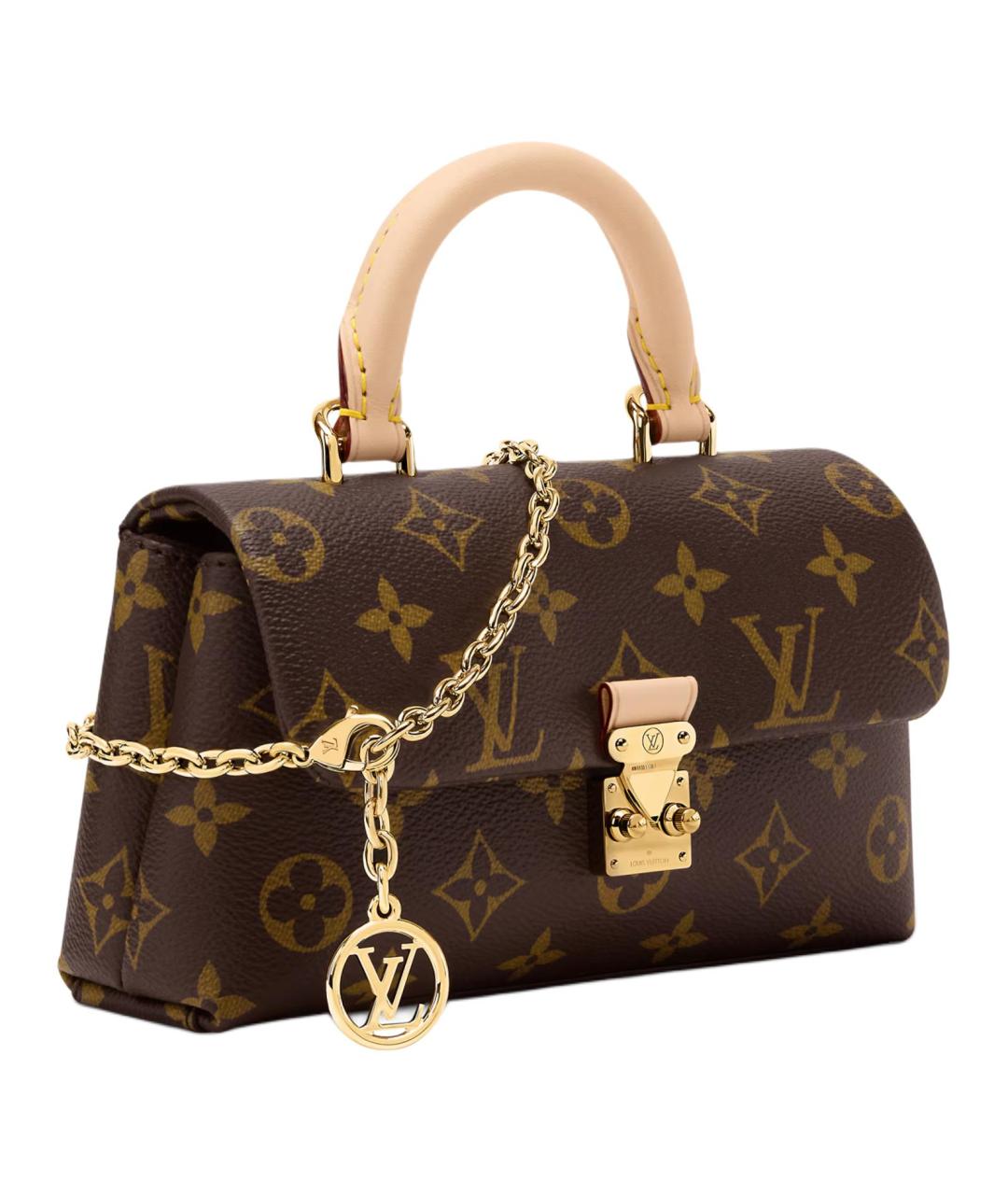 LOUIS VUITTON Коричневая сумка через плечо, фото 2