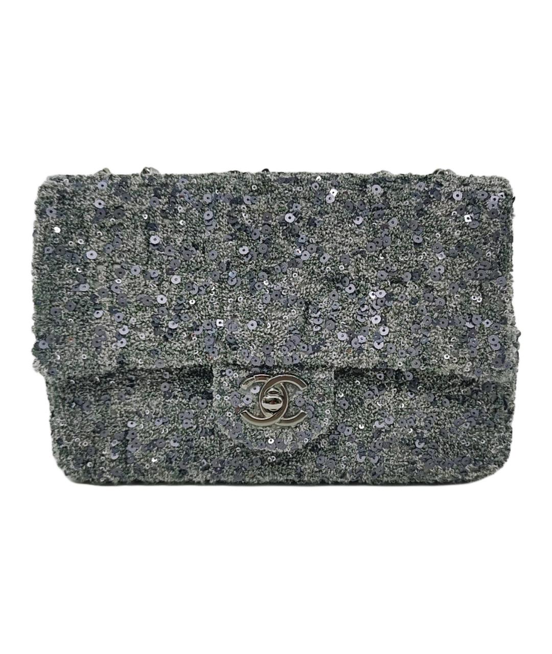 CHANEL Серая сумка через плечо, фото 1