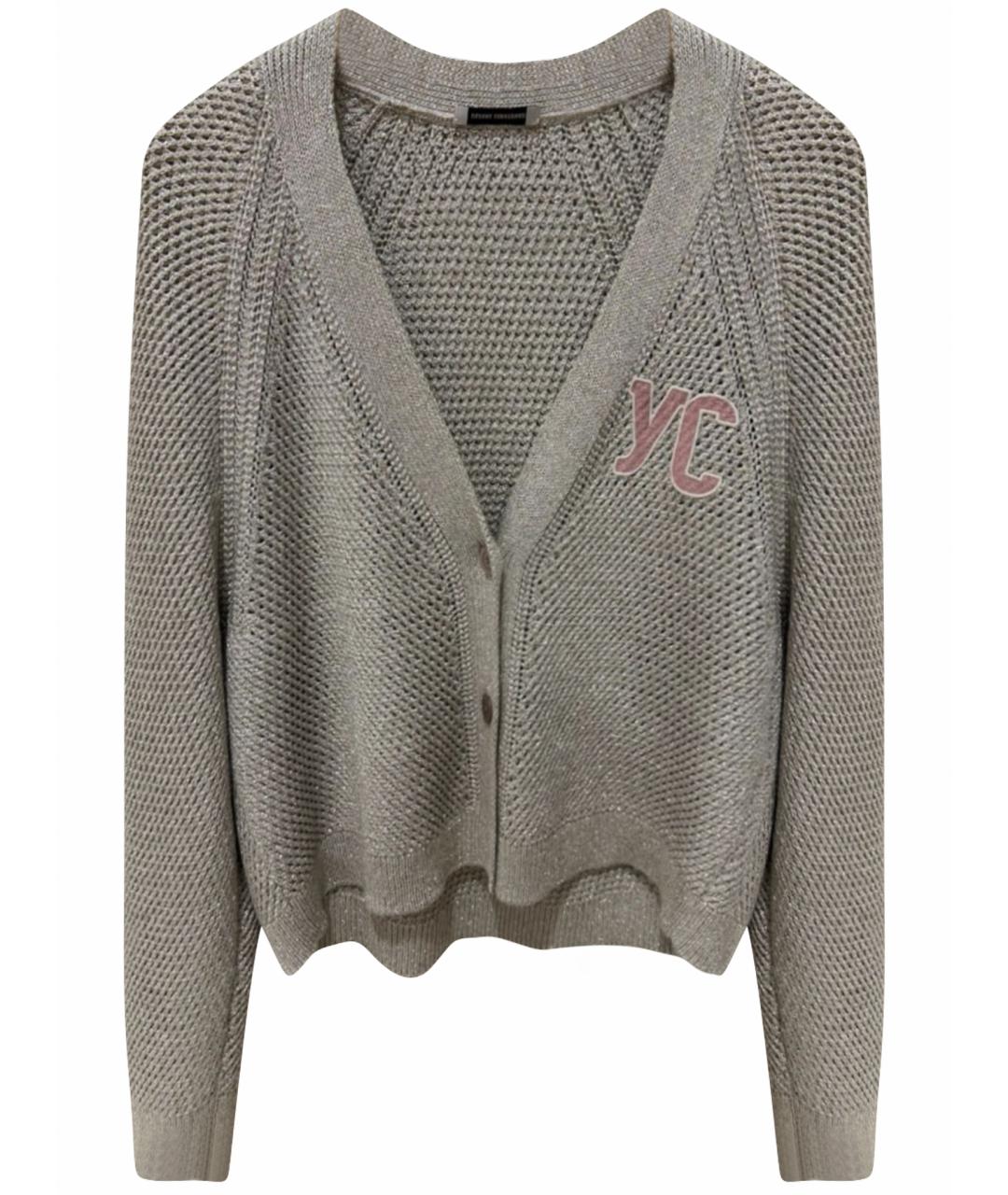 ULYANA SERGEENKO Бежевый вискозный кардиган, фото 1