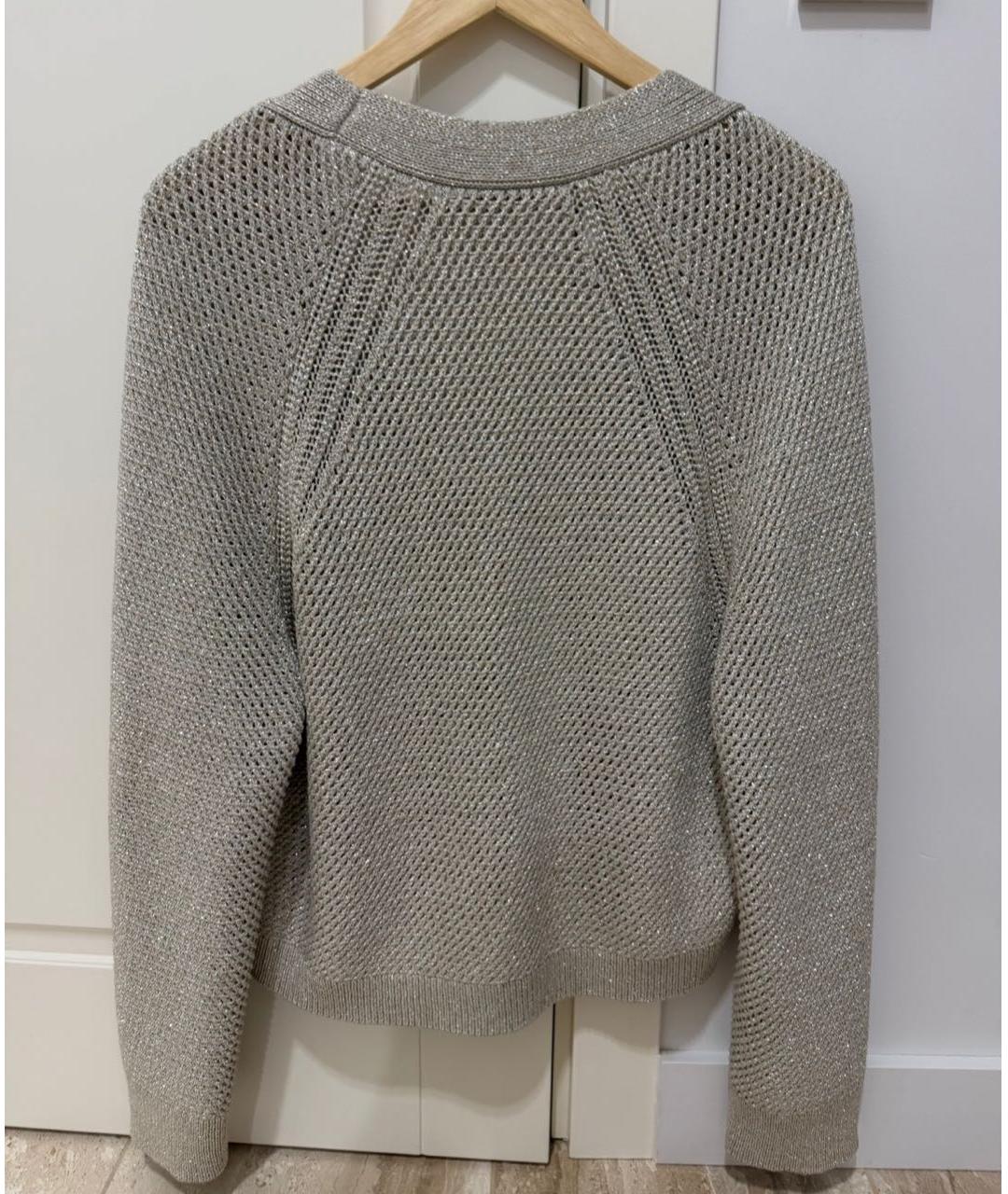 ULYANA SERGEENKO Бежевый вискозный кардиган, фото 2