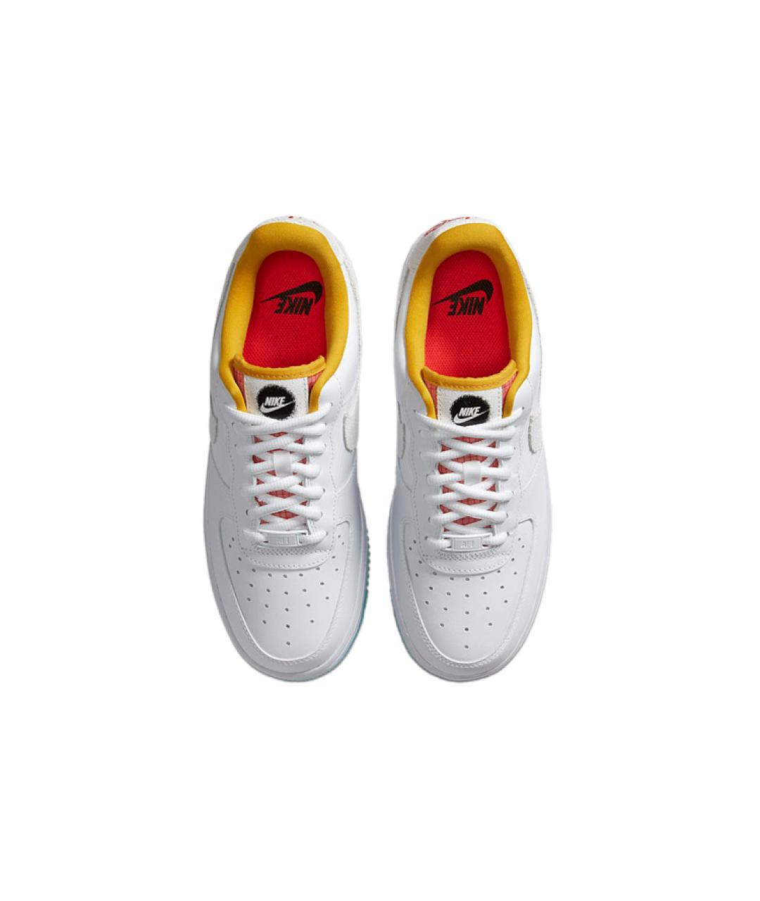 NIKE Белые кожаные кроссовки, фото 4