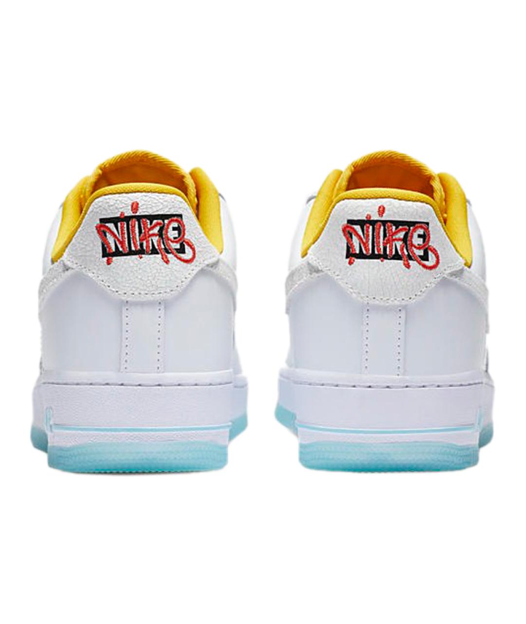 NIKE Белые кожаные кроссовки, фото 5
