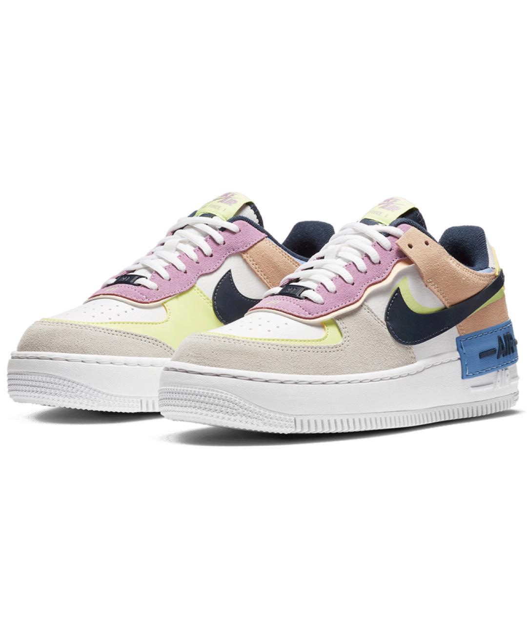 NIKE Белые кожаные кроссовки, фото 4