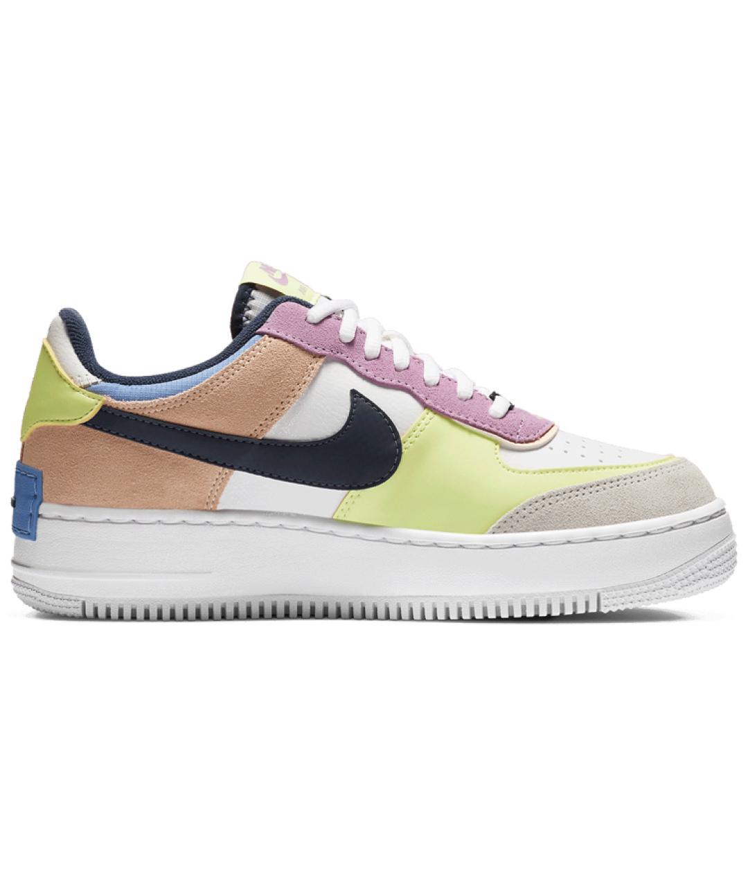 NIKE Белые кожаные кроссовки, фото 2