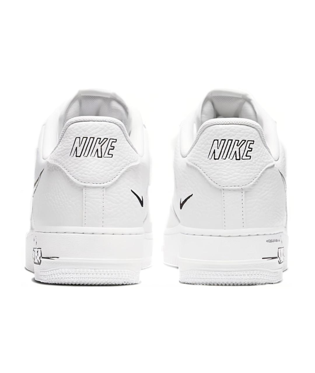 NIKE Белые кожаные кроссовки, фото 6