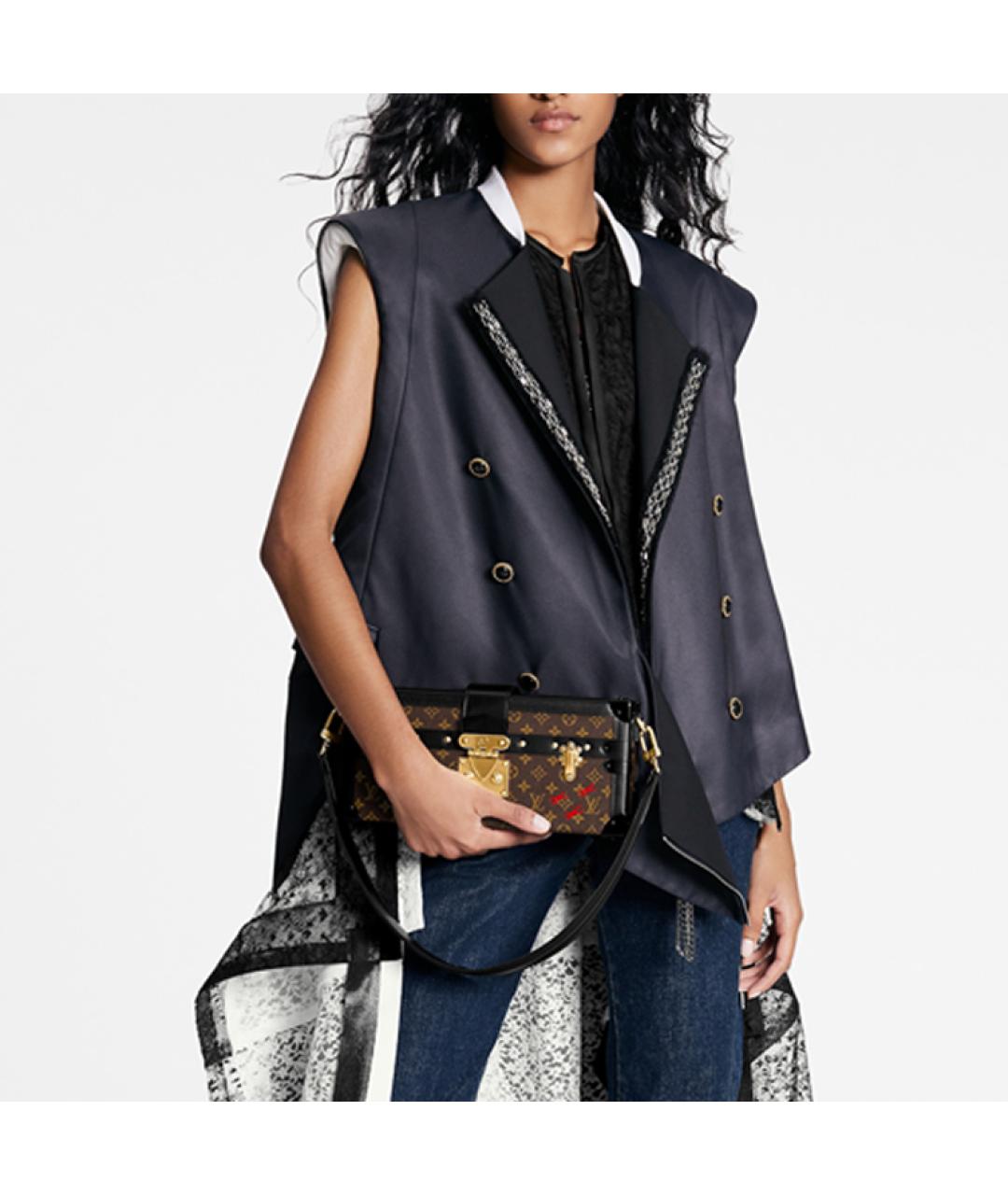 LOUIS VUITTON Коричневая сумка через плечо, фото 4