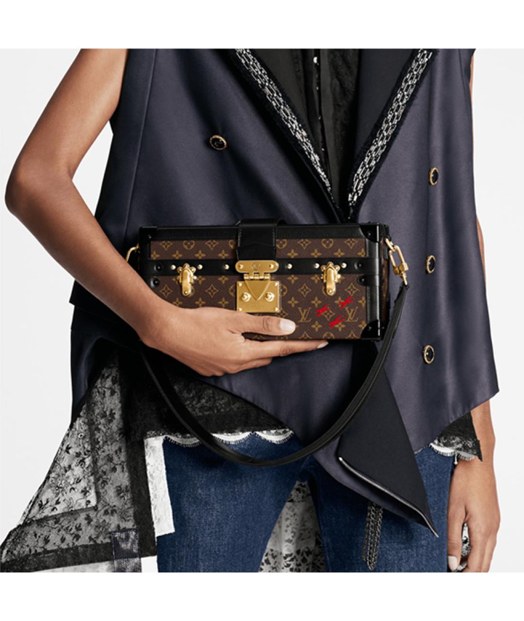 LOUIS VUITTON Коричневая сумка через плечо, фото 3