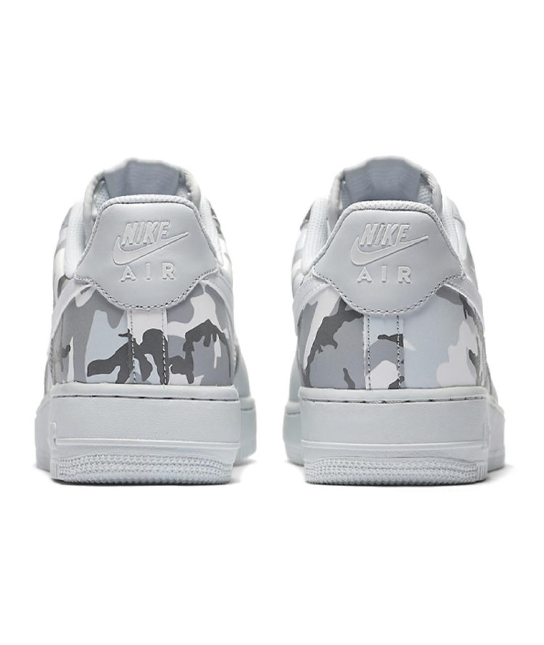 NIKE Белые кожаные низкие кроссовки / кеды, фото 5