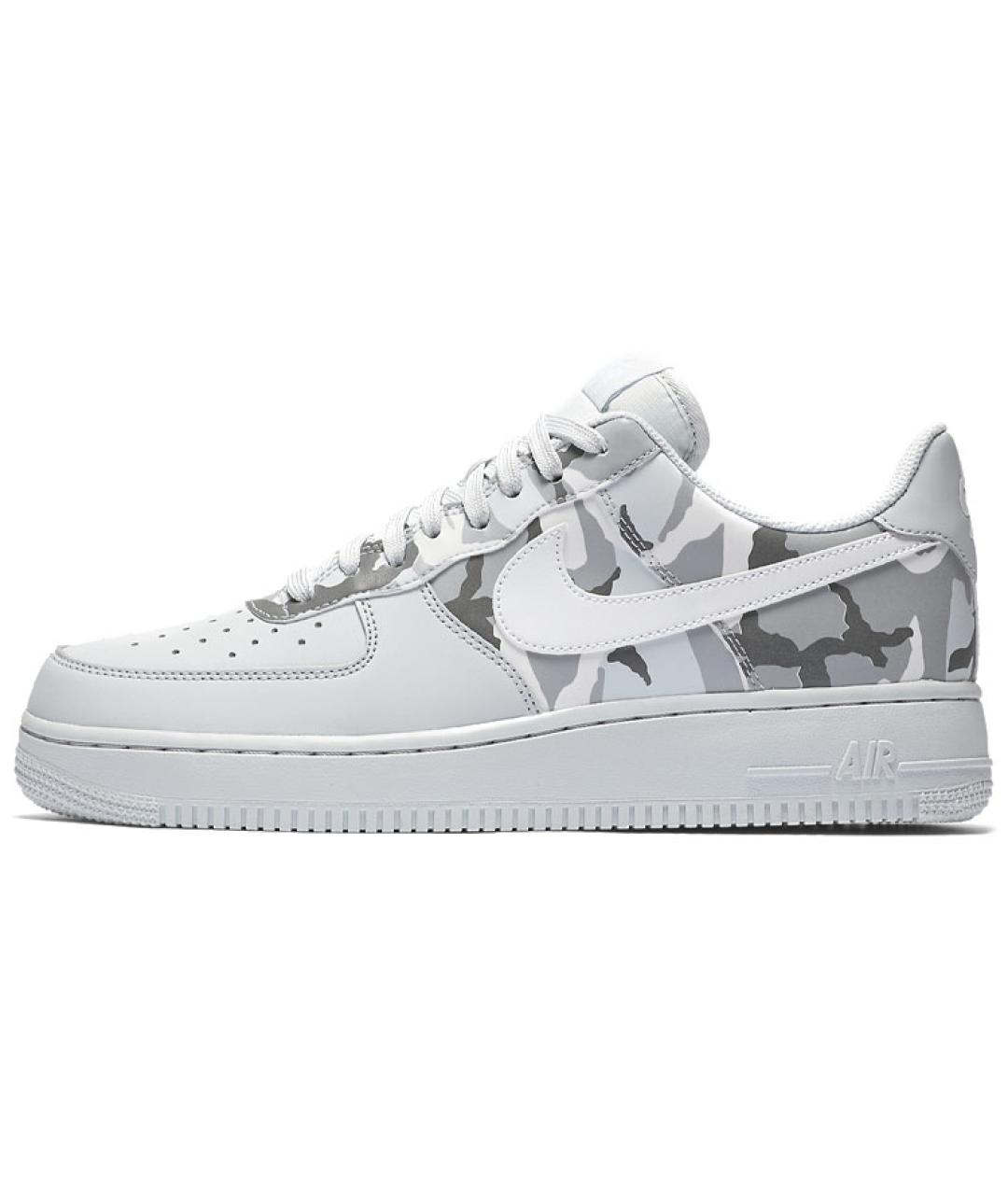 NIKE Белые кожаные низкие кроссовки / кеды, фото 2
