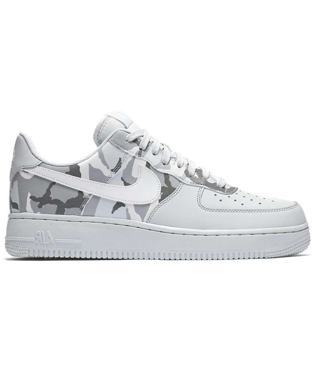 NIKE Белые кожаные низкие кроссовки / кеды, фото 1