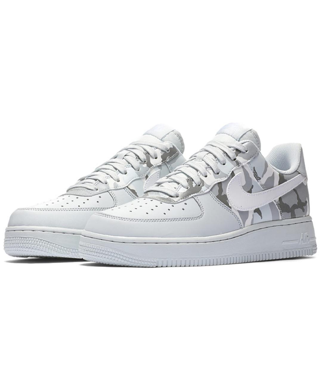 NIKE Белые кожаные низкие кроссовки / кеды, фото 3