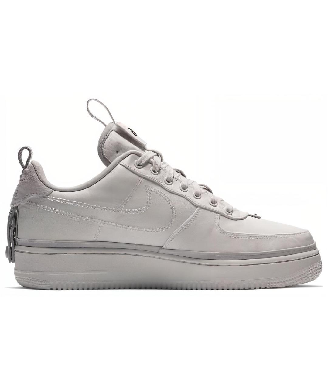 NIKE Серые кожаные низкие кроссовки / кеды, фото 2