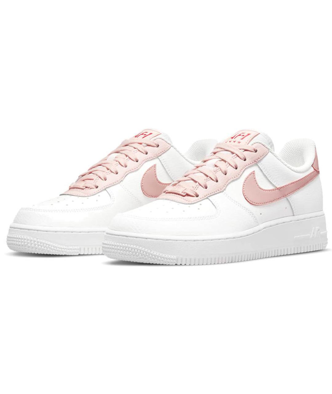 NIKE Белые кожаные кроссовки, фото 4